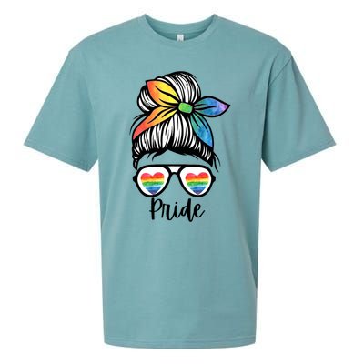 Pride Lgbtq Colorful Unisex Nonbinary Gift Sueded Cloud Jersey T-Shirt