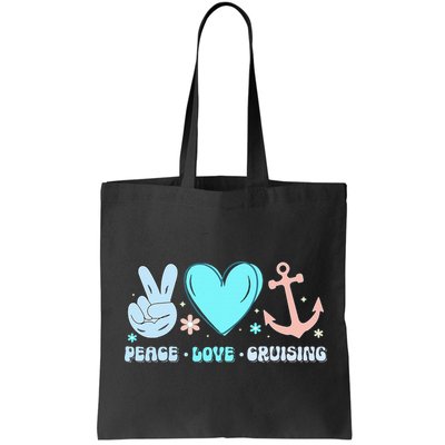 Peace Love Cruising Ocean Vacation Cruise Ship Family Bag