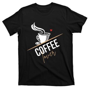 Peace Love Coffee Lovers Hippie T-Shirt