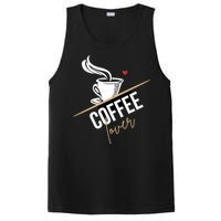 Peace Love Coffee Lovers Hippie PosiCharge Competitor Tank