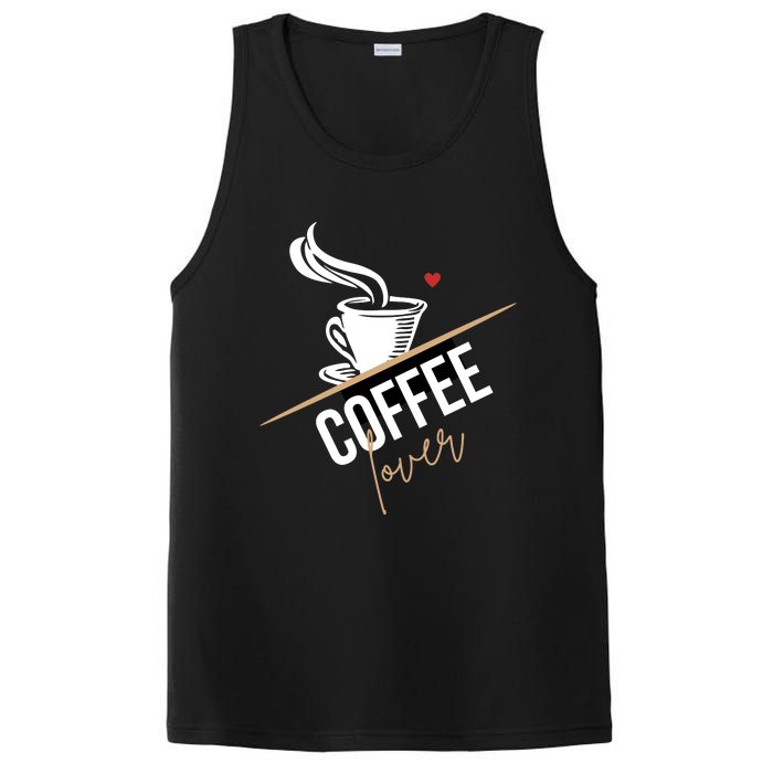 Peace Love Coffee Lovers Hippie PosiCharge Competitor Tank