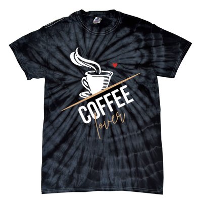 Peace Love Coffee Lovers Hippie Tie-Dye T-Shirt