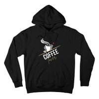 Peace Love Coffee Lovers Hippie Tall Hoodie