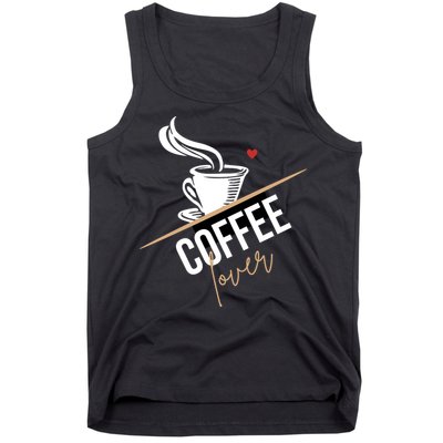 Peace Love Coffee Lovers Hippie Tank Top