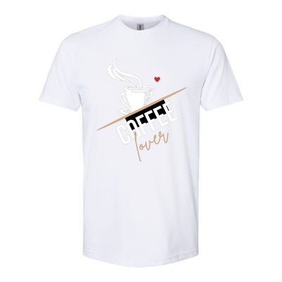 Peace Love Coffee Lovers Hippie Softstyle® CVC T-Shirt