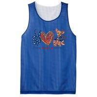 Peace Love Chihuahua Dog Patriotic America Flag 4th July Cute Gift Mesh Reversible Basketball Jersey Tank