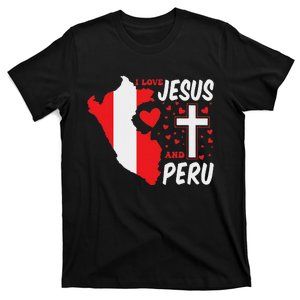 Peru Lover Christian Religion Faith Jesus Catholic T-Shirt