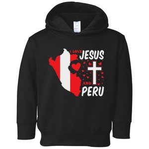 Peru Lover Christian Religion Faith Jesus Catholic Toddler Hoodie