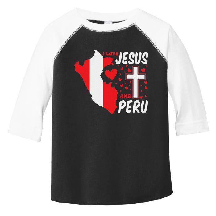 Peru Lover Christian Religion Faith Jesus Catholic Toddler Fine Jersey T-Shirt