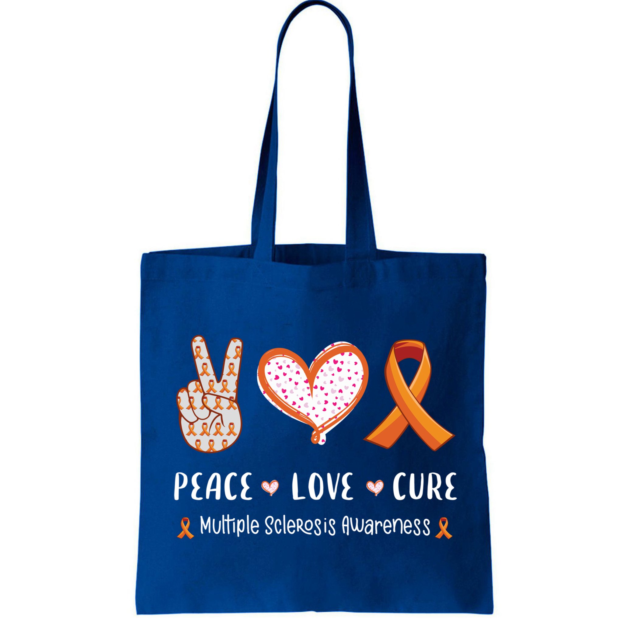 Peace Love Cure Multiple Sclerosis Awareness Gift Bag