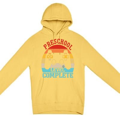 Preschool Level Complete Last Day Of School Graduation Premium Pullover Hoodie