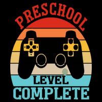 Preschool Level Complete Last Day Of School Graduation Flexfit Unipanel Trucker Cap