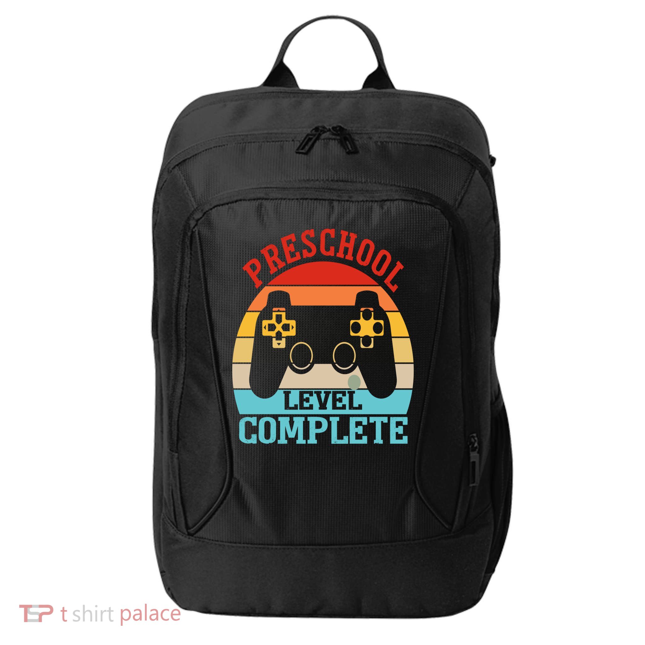 Preschool Level Complete Last Day Of School Graduation City Backpack