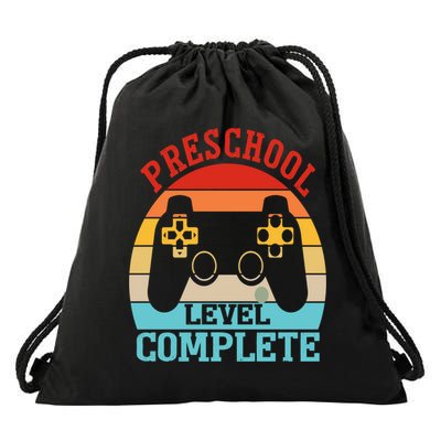 Preschool Level Complete Last Day Of School Graduation Drawstring Bag