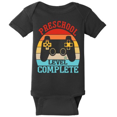 Preschool Level Complete Last Day Of School Graduation Baby Bodysuit