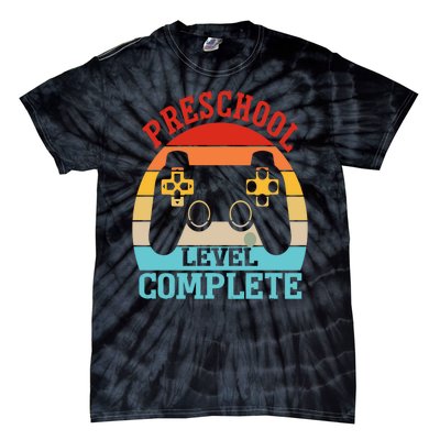 Preschool Level Complete Last Day Of School Graduation Tie-Dye T-Shirt