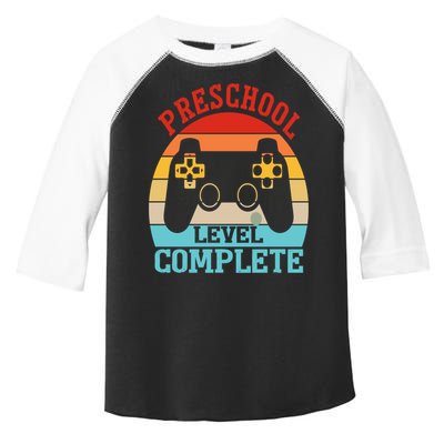 Preschool Level Complete Last Day Of School Graduation Toddler Fine Jersey T-Shirt