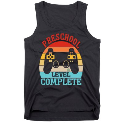 Preschool Level Complete Last Day Of School Graduation Tank Top