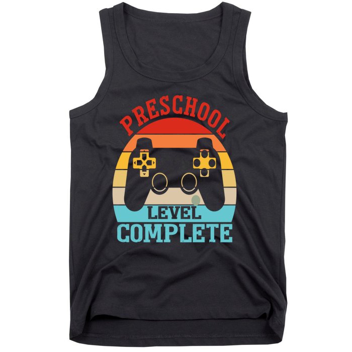 Preschool Level Complete Last Day Of School Graduation Tank Top