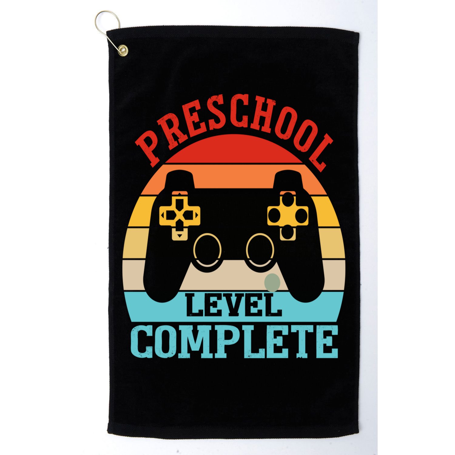 Preschool Level Complete Last Day Of School Graduation Golf Towel