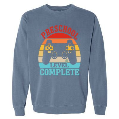 Preschool Level Complete Last Day Of School Graduation Garment-Dyed Sweatshirt