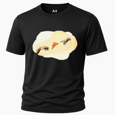Pizza Lovers Creation Of Adam Party Renaissance Art Performance Shirt