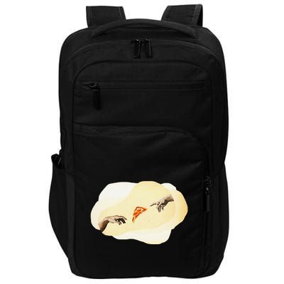 Pizza Lovers Creation Of Adam Party Renaissance Art Impact Tech Backpack