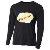 Pizza Lovers Creation Of Adam Party Renaissance Art Cooling Performance Long Sleeve Crew