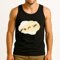 Pizza Lovers Creation Of Adam Party Renaissance Art Tank Top