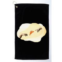 Pizza Lovers Creation Of Adam Party Renaissance Art Golf Towel