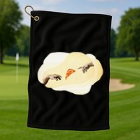 Pizza Lovers Creation Of Adam Party Renaissance Art Golf Towel