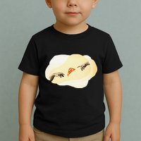 Pizza Lovers Creation Of Adam Party Renaissance Art Toddler T-Shirt