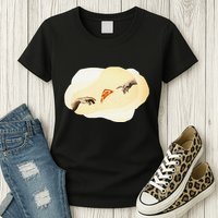 Pizza Lovers Creation Of Adam Party Renaissance Art Womens T-Shirt