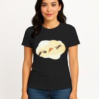 Pizza Lovers Creation Of Adam Party Renaissance Art Womens T-Shirt