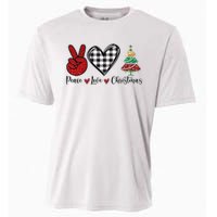 Peace Love Christmas Cooling Performance Crew T-Shirt