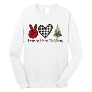 Peace Love Christmas Long Sleeve Shirt