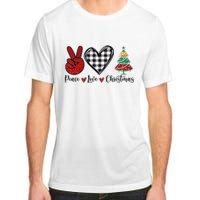 Peace Love Christmas Adult ChromaSoft Performance T-Shirt