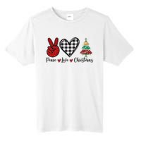 Peace Love Christmas Tall Fusion ChromaSoft Performance T-Shirt