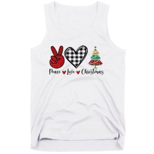 Peace Love Christmas Tank Top