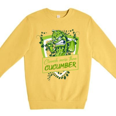 Pickle Lovers Cute Gift Premium Crewneck Sweatshirt