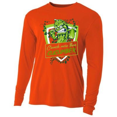 Pickle Lovers Cute Gift Cooling Performance Long Sleeve Crew