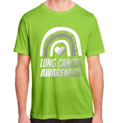 Proud Lung Cancer Rainbow Warrior Survivor Adult ChromaSoft Performance T-Shirt