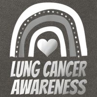 Proud Lung Cancer Rainbow Warrior Survivor Cotton Canvas Backpack