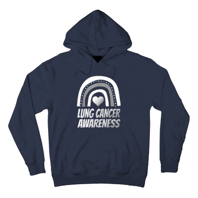 Proud Lung Cancer Rainbow Warrior Survivor Hoodie