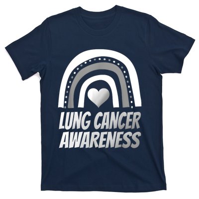 Proud Lung Cancer Rainbow Warrior Survivor T-Shirt