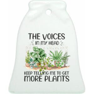 Plants Love Collection Gardening Cool For Father Gardner Ceramic Bell Ornament