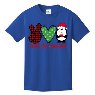 Peace Love Christmas 1 Breast Cancer DéCor Theme Gift Kids T-Shirt