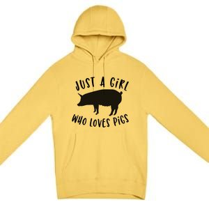 Pig Love Cool Gift Porcine Clothes Novelty Premium Pullover Hoodie