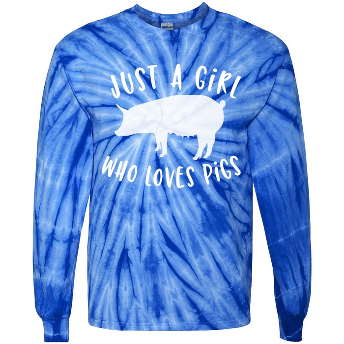 Pig Love Cool Gift Porcine Clothes Novelty Tie-Dye Long Sleeve Shirt