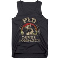 PhD Level Complete PhD Graduate Ph.D. Graduation Doctorate Tank Top